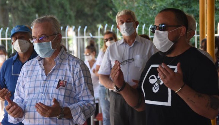 Kerem Bursin'in babaannesi son yolculuğuna uğurlandı