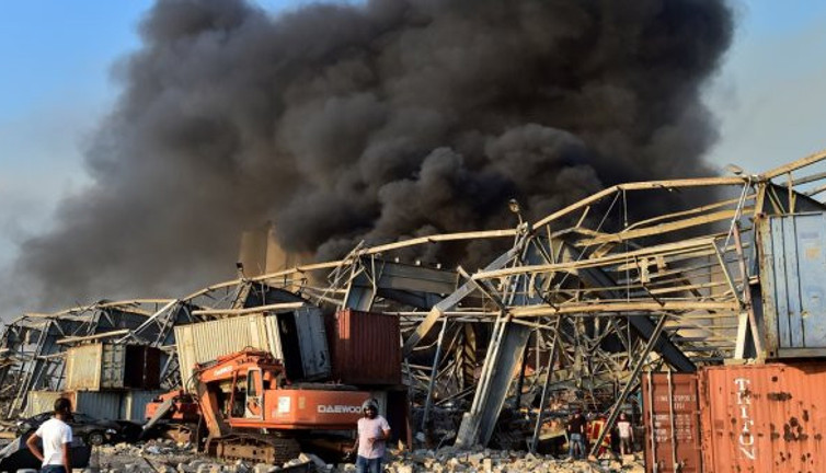 Beyrut'ta patlamanın detaylarını Cumhurbaşkanı Mişel Avn açıkladı