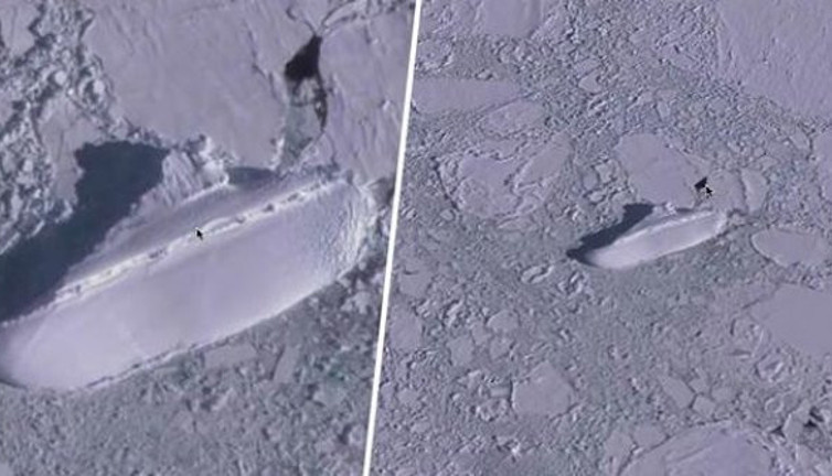 Nuh'un gemisi olabilir! Tamamı buzla kaplanmış