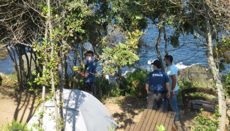 Beykoz Riva'da kamp yapan genç ölü bulundu