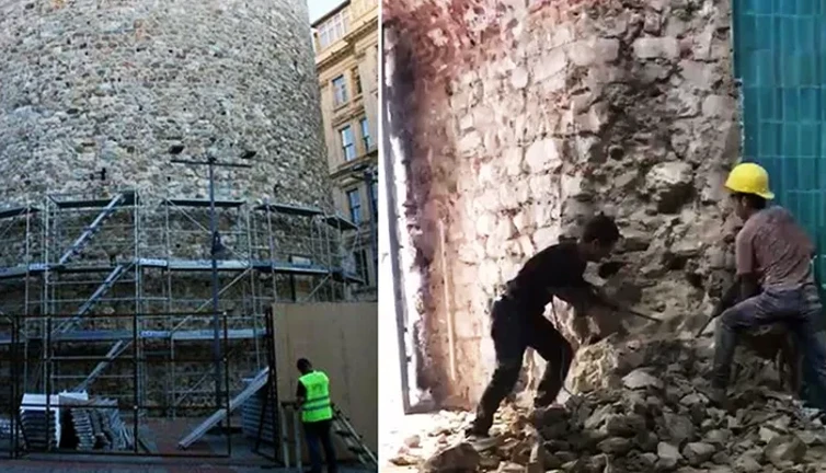 Galata Kulesi’nde yeni skandal