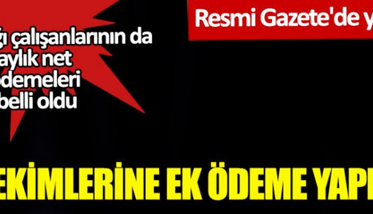 Aile hekimleri hakkında yönetmelik Resmi Gazete'de yayımlandı! Aile hekimlerine korona virüs ek ödeme kararı