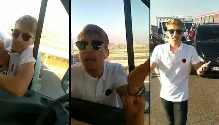 ‘Polise versen ne olacak’ diye tehdit etmişti! Çakarlı maganda için flaş karar