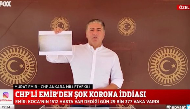 CHP’den şok eden korona açıklaması. Vaka sayısı açıklananın 20 katı. Belgesini gösterdi Bakan Koca’nın cevabını bekliyor