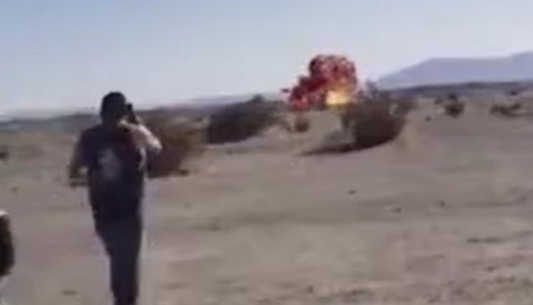 ABD'de F-35 savaş uçağı böyle düştü! Saniye saniye görüntülendi