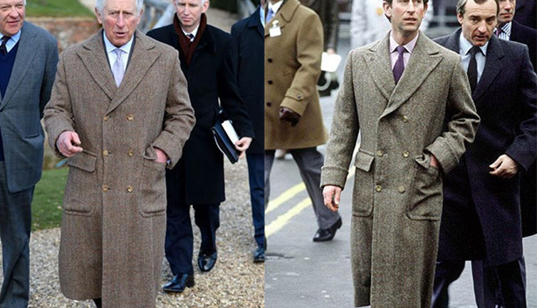 İngiltere Prensi Charles 50 yıl önceki paltosunu giydi. Koca prens fakirliğe düşmüş. Hani itibardan tasarruf olmazdı.