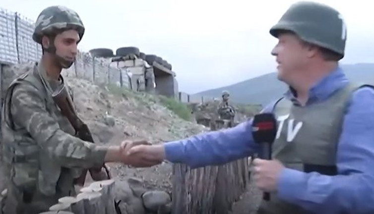 O kahraman askerden acı haber geldi. Taarruzdan önce son kez TV100 muhabiri Burak Ersemiz ile konuşmuştu