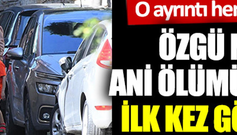 Özgü Namal eşi Serdar Oral’ın ani ölümünden sonra ilk kez görüntülendi. O ayrıntı dikkat çekti