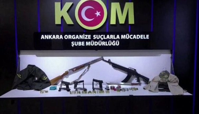 Ankara'da silahlı suç örgütüne operasyon: 11 kişi gözaltına alındı