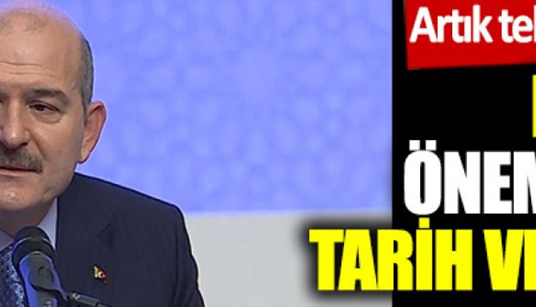 Bakan Soylu bizi heyecanlandırıyor diyerek tarih verip açıkladı. Artık tek numaradan aranacak