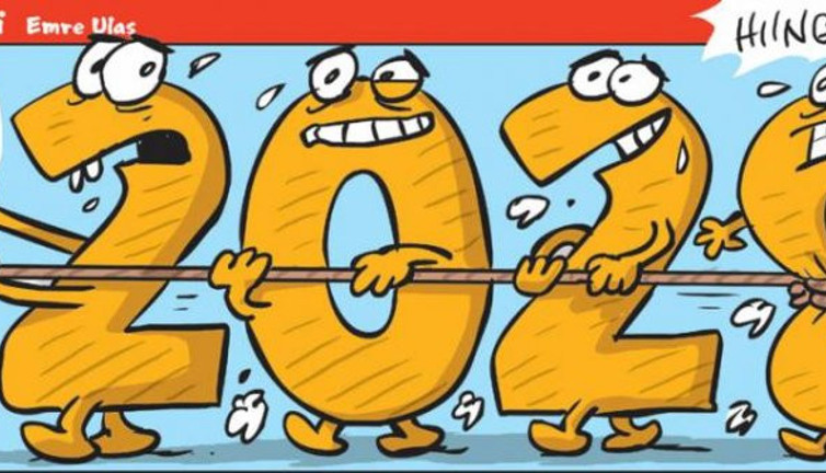 Mizahın usta ismi Emre Ulaş bitmek bilmeyen kabus gibi 2020’yi böyle çizdi