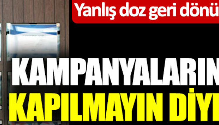 Uzmanı kampanyaların cazibesine kapılmayın diyerek uyardı. Yanlış doz geri dönüşsüz hasara yol açıyor