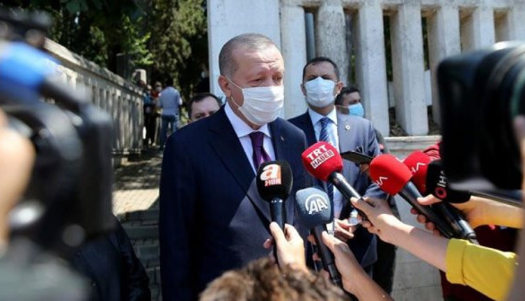 Cumhurbaşkanını takip eden muhabirin de testi pozitif çıktı