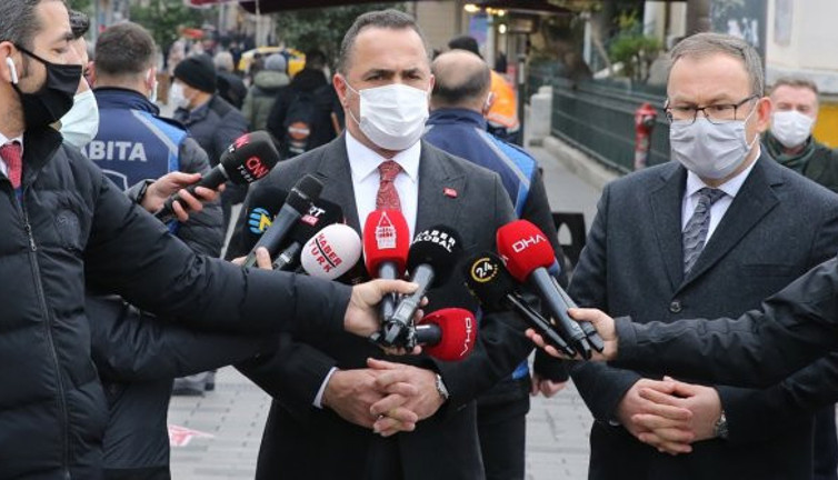 İstiklal Caddesi'ndeki kalabalık dronla sürekli kontrol edilecek
