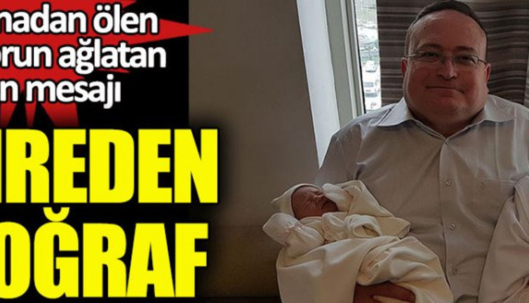 Kahreden fotoğraf. Koronadan ölen doktorun ağlatan son mesajı. İkizler yetim kaldı