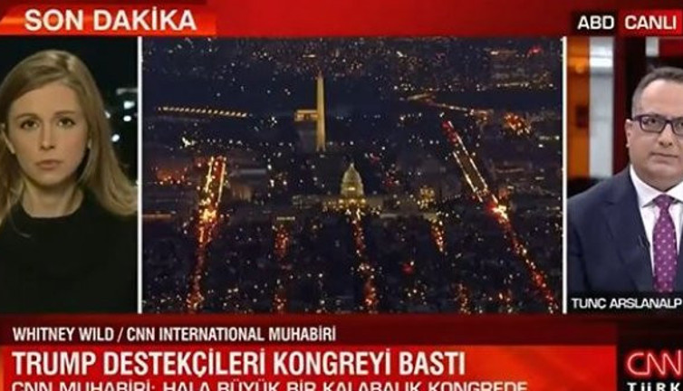 CNN Türk CNN International'a demokrasiyi sordu yayını anında kestiler