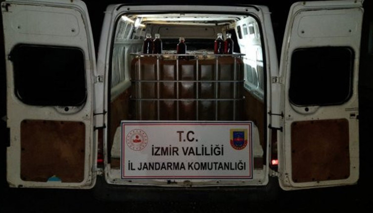 İzmir'de kaçak akaryakıt operasyonu (19 Ocak 2021)