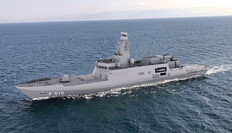 MİLGEM İstanbul Fırkateyni denize iniyor