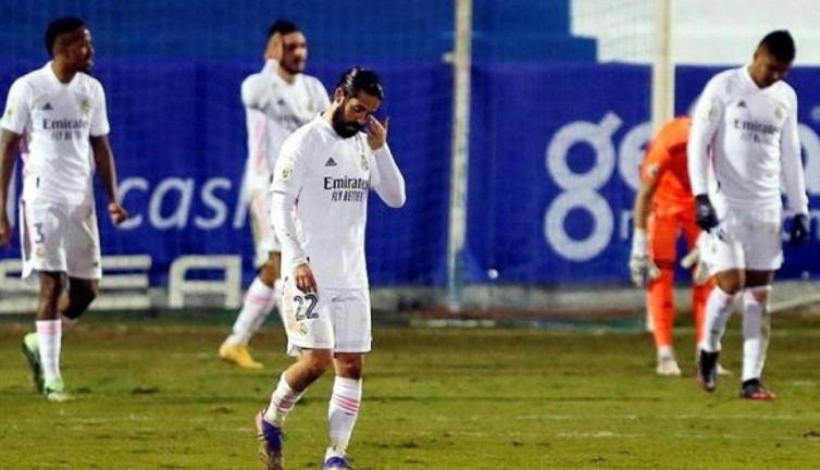 Real Madrid 3. lig takımına yenildi