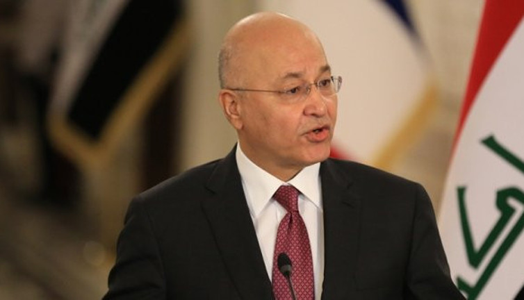 Irak Cumhurbaşkanı Salih'ten saldırı açıklaması: Bağdat’taki patlama halkın barış ve geleceğini hedef aldı