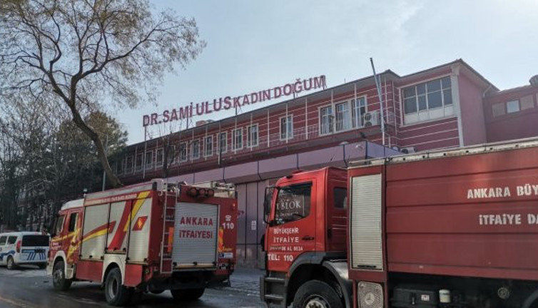 Çocuk Hastanesi'nde korkutan yangın