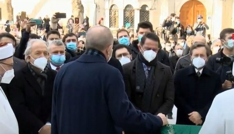 Erdoğan Yavuz Bahadıroğlu'nun cenazesinde konuştu