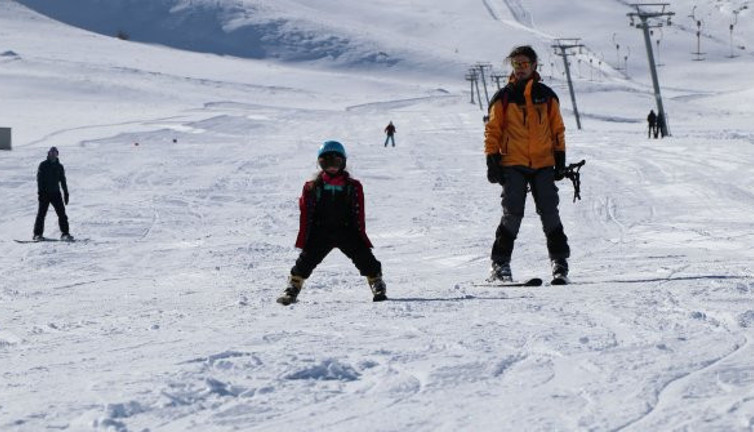 Van'da kayak sezonu bu sezon çok geç açıldı