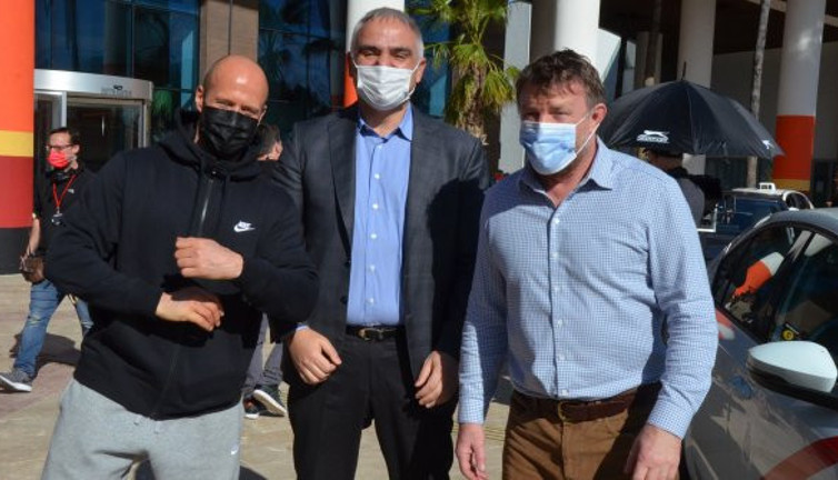 Bakan Ersoy'dan Jason Statham'a süpriz ziyaret