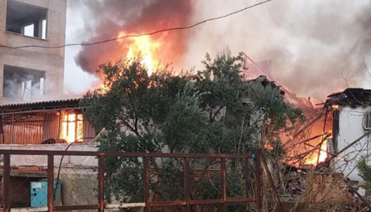 Feci ölüm, Yaşlı kadın alevlerden kaçamadı
