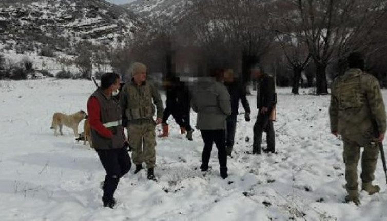 Tunceli'de domuz avcılarına havadan ceza yağdı