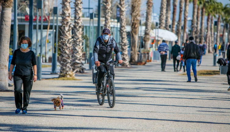 Yarım saat mesafede iki mevsim yaşadılar