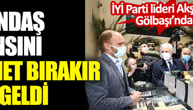 "Vatandaş alyansını emanet bırakır hale geldi" Akşener, esnaf esnaf gezmeye devam ediyor!