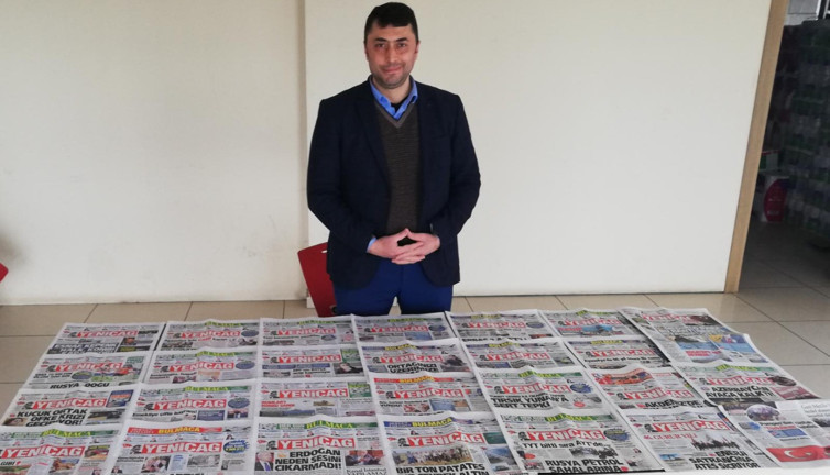 Kırşehirli Murat Dere yıllardır belge olsun diye Yeniçağ arşivliyor