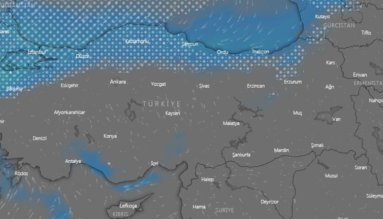 Dünyaca ünlü meteoroloji sitesi kar fırtınasının geliş tarihini açıkladı. Kehanet değil gerçek. Bağıra bağıra geliyor