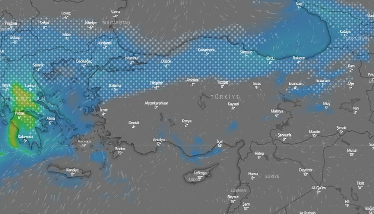 Cumartesi Pazar başımıza neler gelecek. Kar yağışı saat saat belli oldu. Herkes hazırlığını yapsın