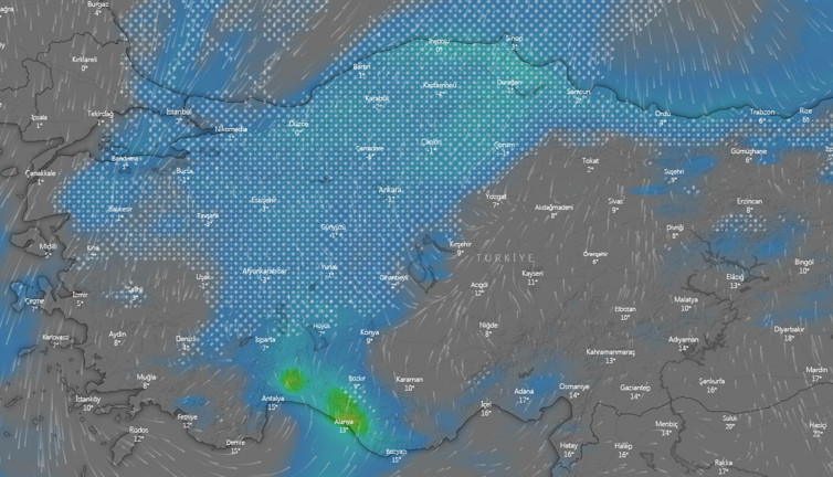 Kar İstanbul’un ardından Ankara’yı kuşatacak. Hızla ilerleyip saracak. Kar yağışı gün gün belli oldu!