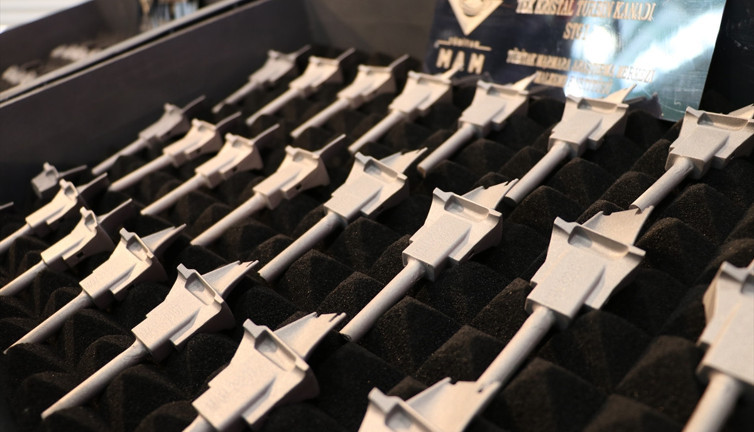 TÜBİTAK başardı Kristal türbin kanatları TEI'ye teslim edildi