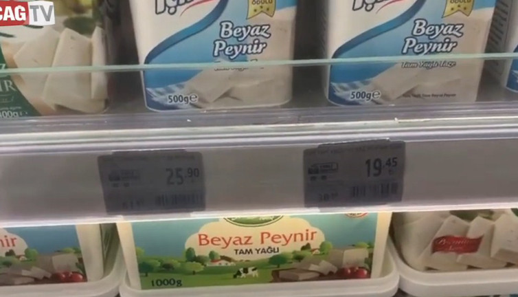Her gün zamlanan peynirin peynirin yeni fiyatları. Haydi Mars’a gidiyoruz