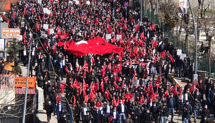 Şırnak teröre karşı tek yürek oldu