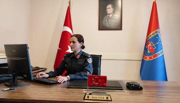 İstanbul'a ilk kadın jandarma karakol komutanı atandı