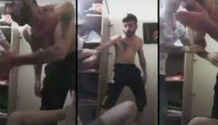 Ümitcan Uygun'un arkadaşının bir kadını darp ettiği görüntüler sosyal medyada olay oldu