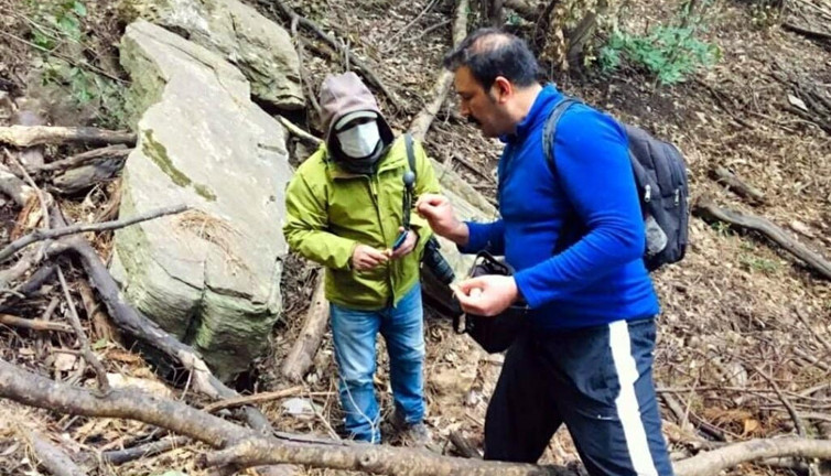 Aydın'da ormanda gezen öğretim görevlisinin ayağına takıldı. Hemen arkadaşlarını çağırdı, değeri çok yüksek