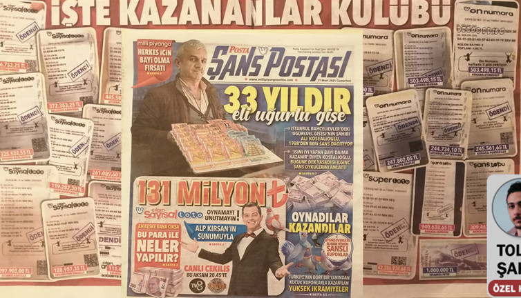 Milli Piyango’da işler kesat gidince Şans Postası çıkarttılar. Bakalım daha neler göreceğiz