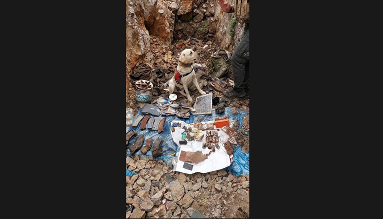 Tunceli'de operasyon. 8 sığınak imha edildi