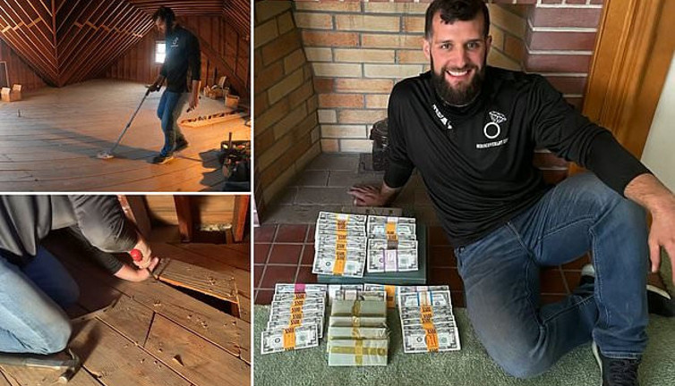 Parkelerinin altından servet çıktı. Saya saya bitiremediler