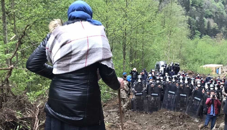 Bu duruşuyla direnişin simgesi oldu. Doğa katliamı dünya basınında