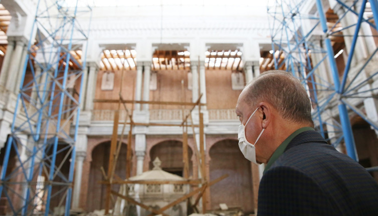 Erdoğan, İstanbul'da incelemelerde bulundu