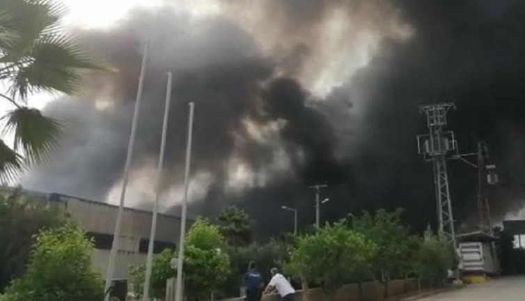 Tarsus Organize Sanayi Bölgesi'nde yangın