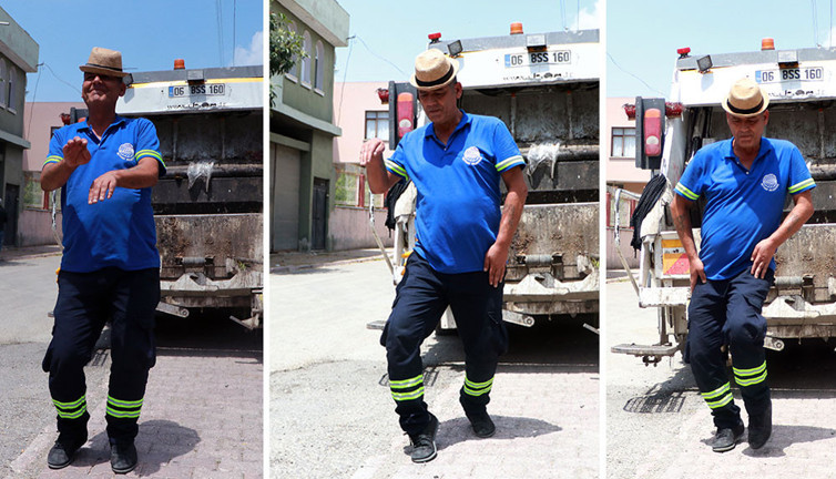 Türk Michael break dans ile Adana sokaklarını sallıyor