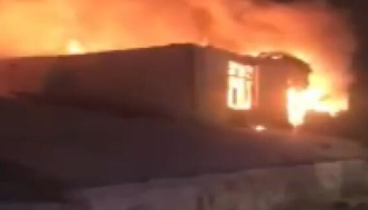 İstanbul'da yangın: Tavuk çiftliği kül oldu